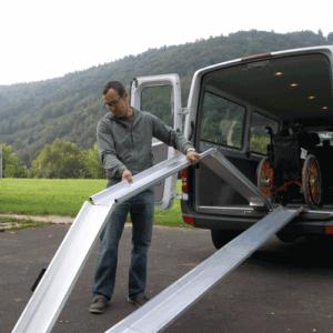 Altec aluminium opvouwbare rolstoelenoprijplaten, Ophalen, Gebruikt, Overige merken