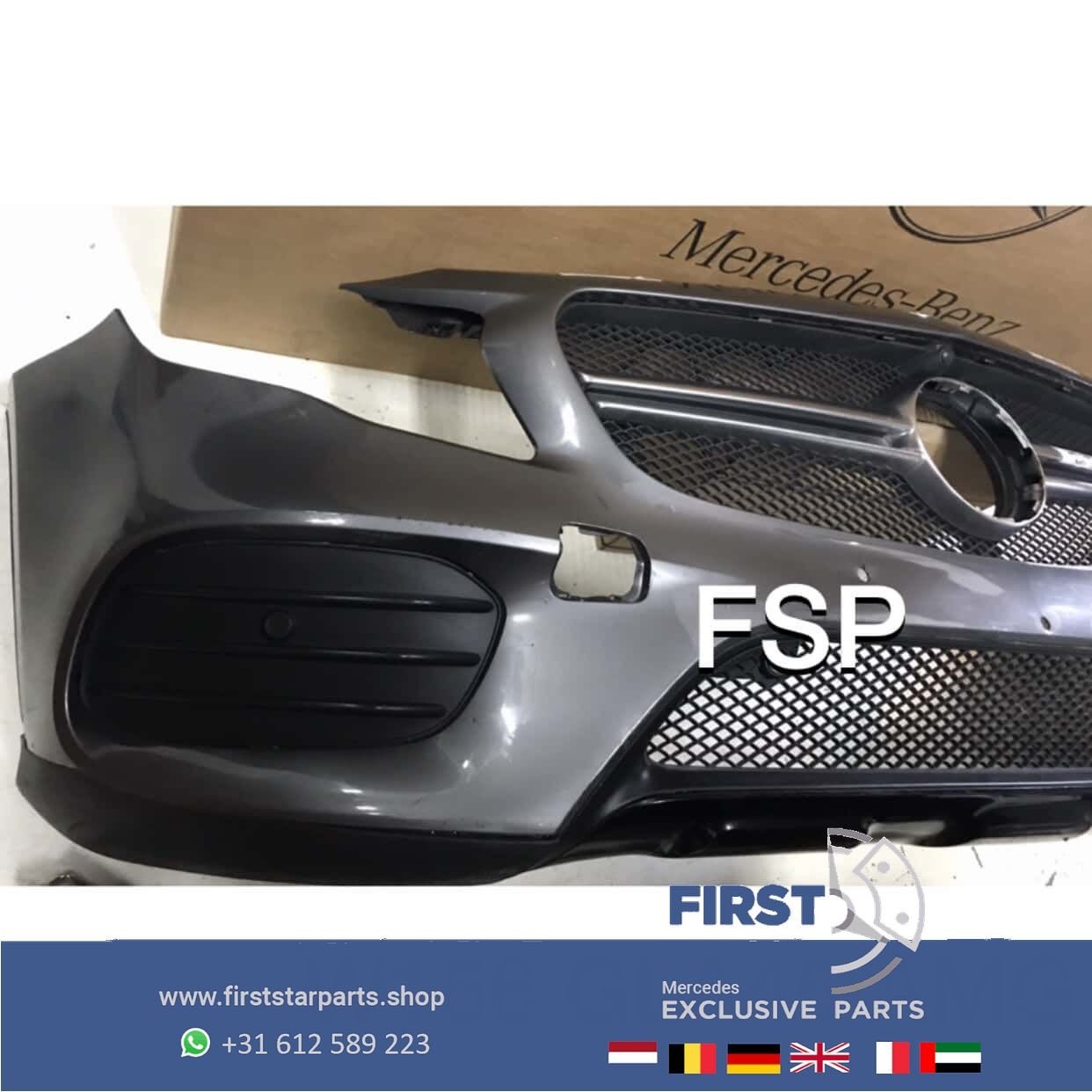 W156 X156 GLA AMG FACELIFT VOORBUMPER + GLA45 GRIL Mercedes, Auto-onderdelen, Gebruikt, -, Voor, Ophalen of Verzenden