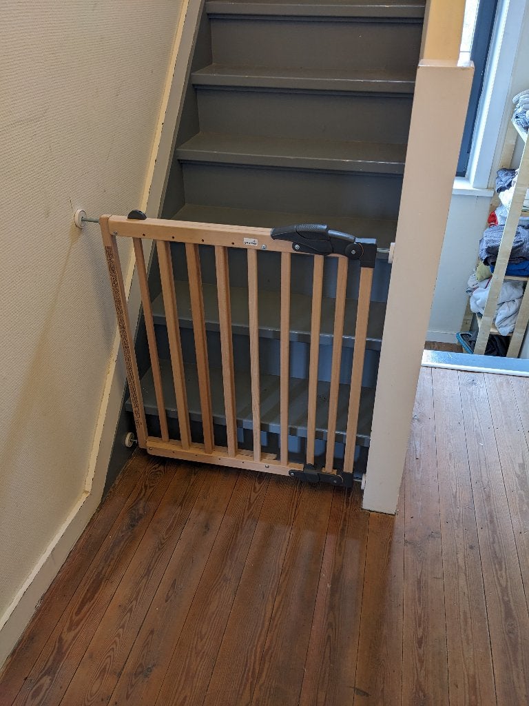 Geuther baby hekje, Barrière de sécurité, Enlèvement, Utilisé, Bois