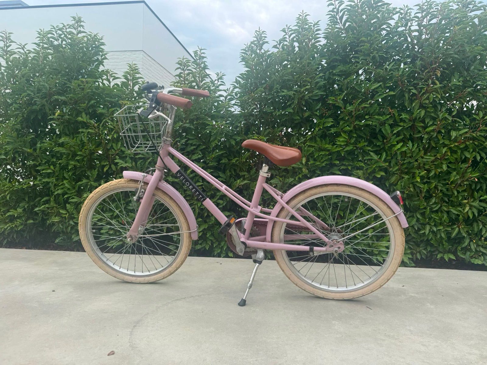 Veloretti kinderfiets 20 inch – roze – met mandje, Enlèvement, Utilisé, 20 pouces