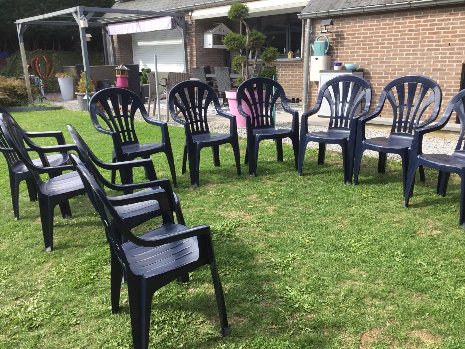 Chaises de jardin lot de 10 pièces, Enlèvement, Comme neuf