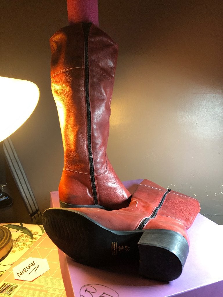 bottes femme, Enlèvement, Neuf, Rouge, Bottes hautes