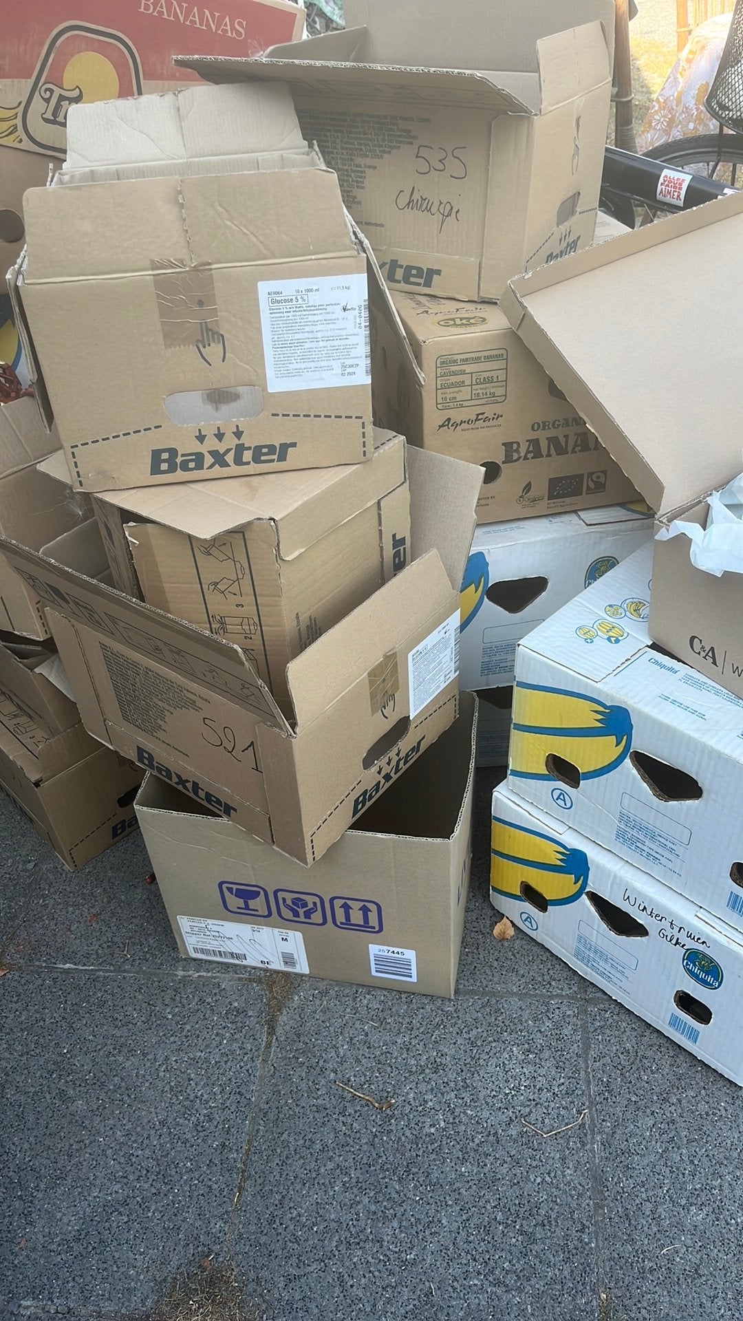 Veel verhuisdozen - verschillende maten, Ophalen, Gebruikt