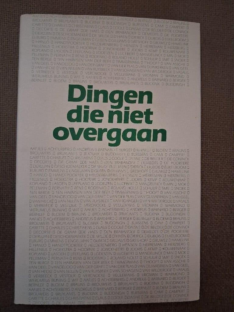 DINGEN DIE NIET OVERGAAN - HUBERT VAN HERREWEGHE en WILLY SP, Ophalen of Verzenden