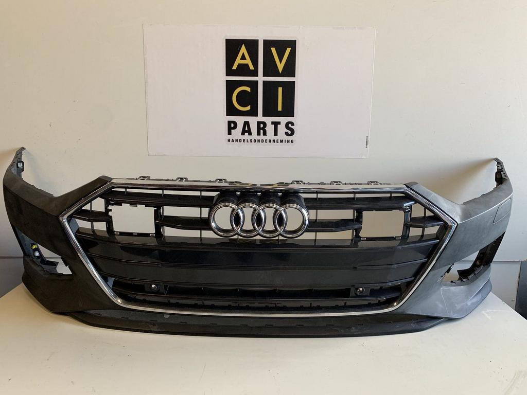 Audi A7 II 4K8 voorbumper bumper  grille 4K8807437  17-, -, Audi, Utilisé, -
