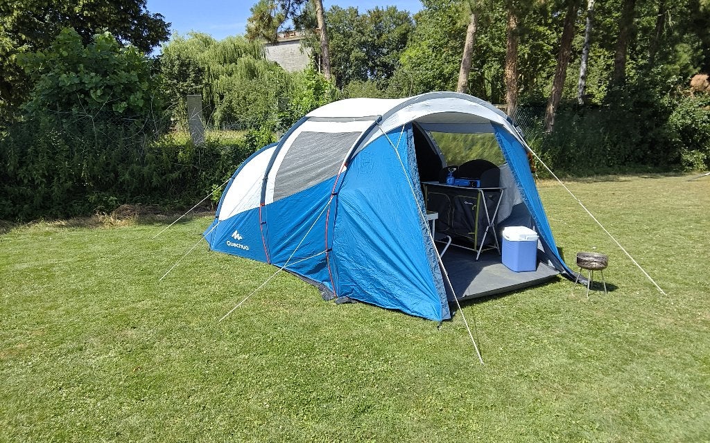 Familie tent 4 pers, Caravans en Kamperen, Tenten, Ophalen, Zo goed als nieuw, Tot en met 4
