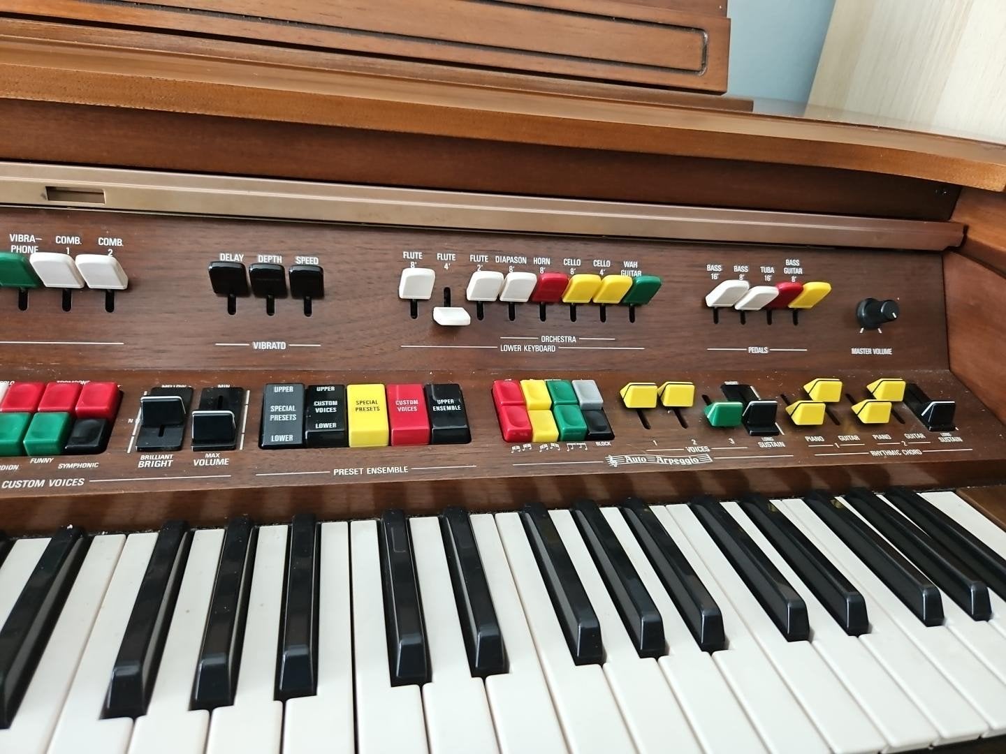 orgel yamaha, Ophalen, Orgel