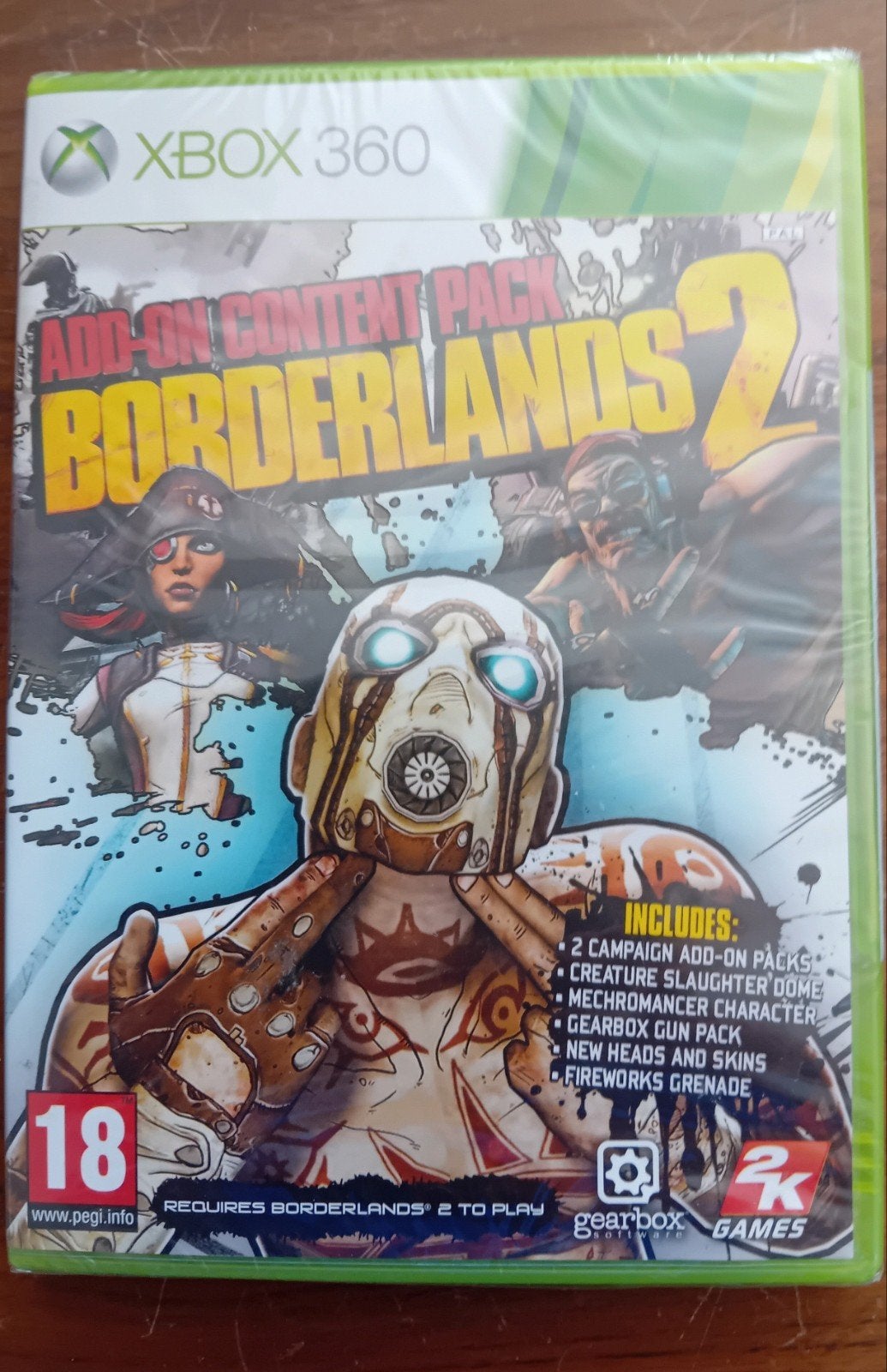 Xbox 360 Add-On Content Pack Borderlands 2, Ophalen of Verzenden, Zo goed als nieuw
