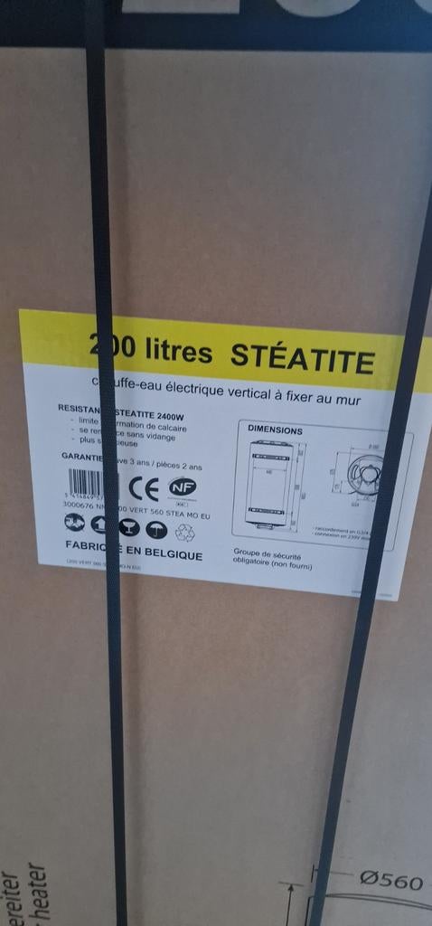 Boiler électrique, Enlèvement