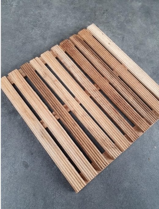 Des carreaux de jardin en bois dur 50x50 cm ne sont pas !, Enlèvement