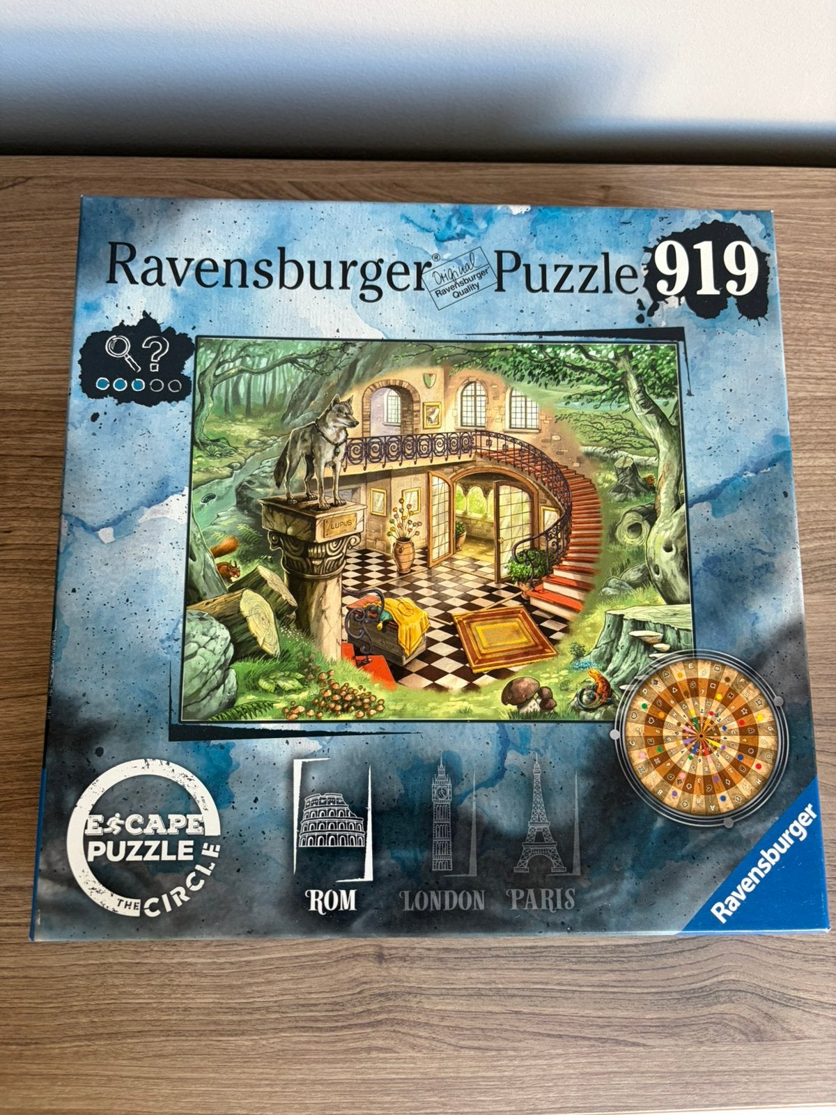 Escape puzzle circle Rome, Hobby & Loisirs créatifs, Enlèvement ou Envoi, 500 à 1500 pièces, Comme neuf, Puzzle