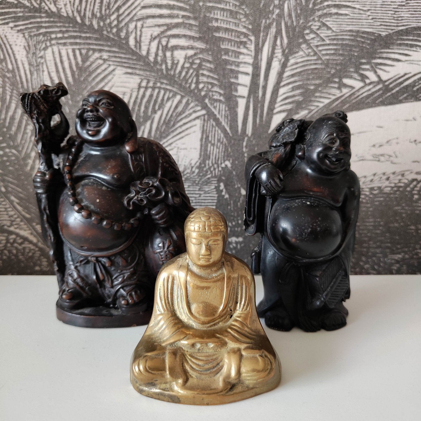 Divers Bouddhas en résine teintée, Maison & Meubles, Accessoires pour la Maison | Statues de Bouddha, Enlèvement ou Envoi