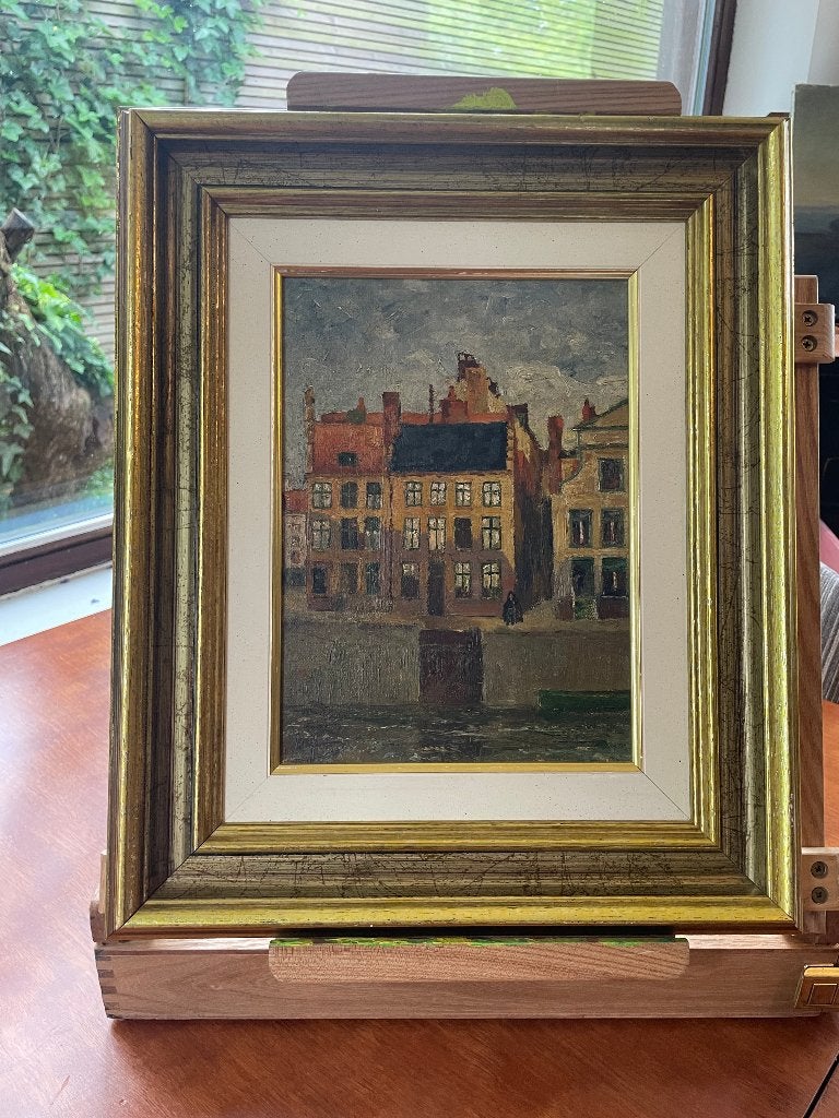 Sfeelvol schilderij in stijl Albert Baertsoen, Antiek en Kunst, Kunst | Schilderijen | Klassiek, Ophalen