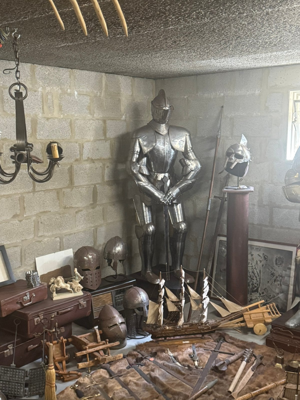 Armure medieval replique, Ophalen, Vintage
