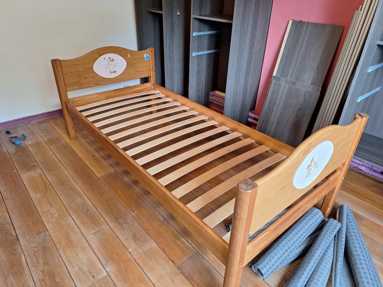 Eenpersoonsbed met boxspring, Ophalen, Eenpersoons