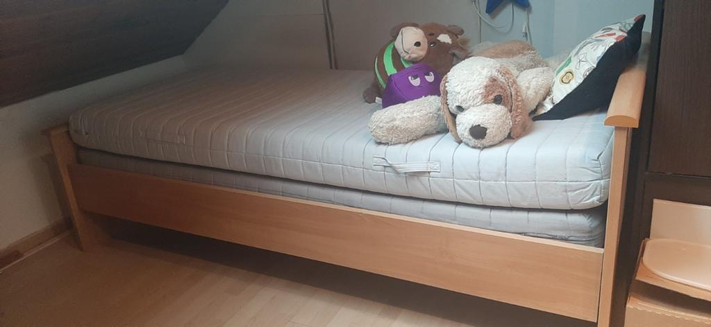 Bed, éénpersoonsbed, Ophalen, Gebruikt, 90 cm, Eenpersoons
