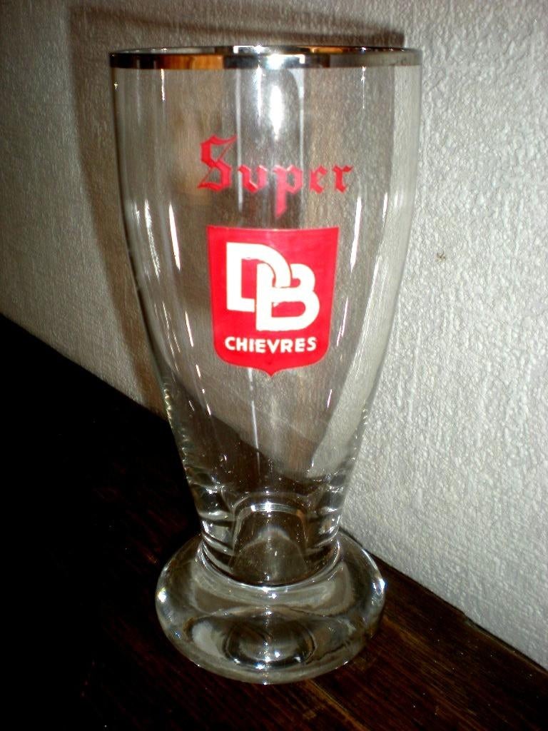 Declerc-Breda  Chièvres  "Super DB", Collections, Marques de bière, Enlèvement ou Envoi, Comme neuf, Verre ou Verres
