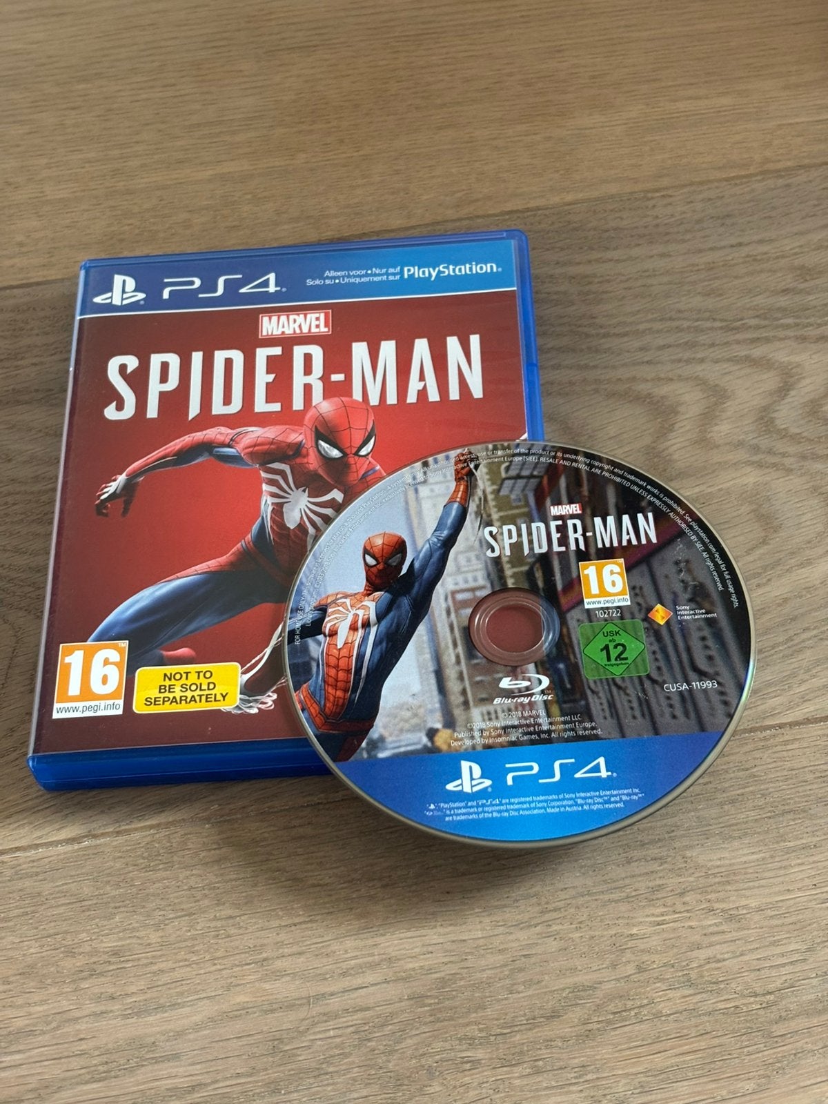 Marvel's Spider-Man PS4 — Original — Complet, 1 joueur, Enlèvement ou Envoi, Comme neuf, À partir de 16 ans