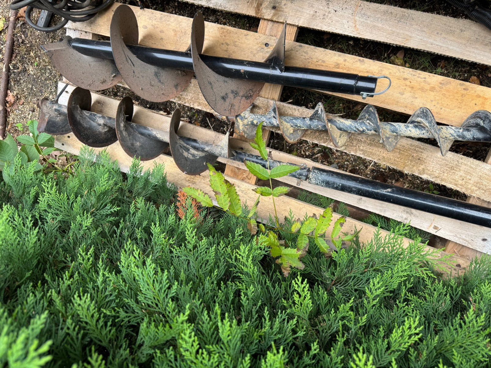 Grondboor, Jardin & Terrasse, Enlèvement, Utilisé, Tarière