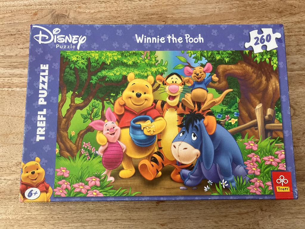 Puzzel - Disney - 260 stukken - Winnie The Pooh, Ophalen of Verzenden, Meer dan 50 stukjes, Zo goed als nieuw, 6 jaar of ouder