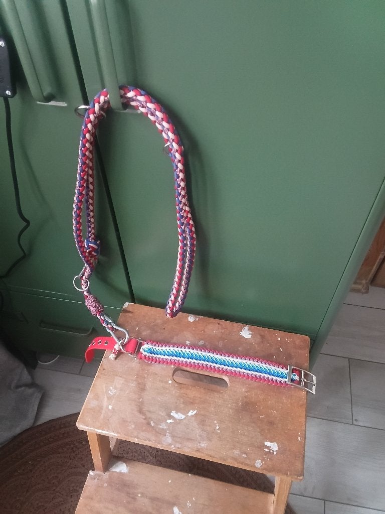 Hals- en leiband hond, Ophalen, Handgemaakt, Nieuw