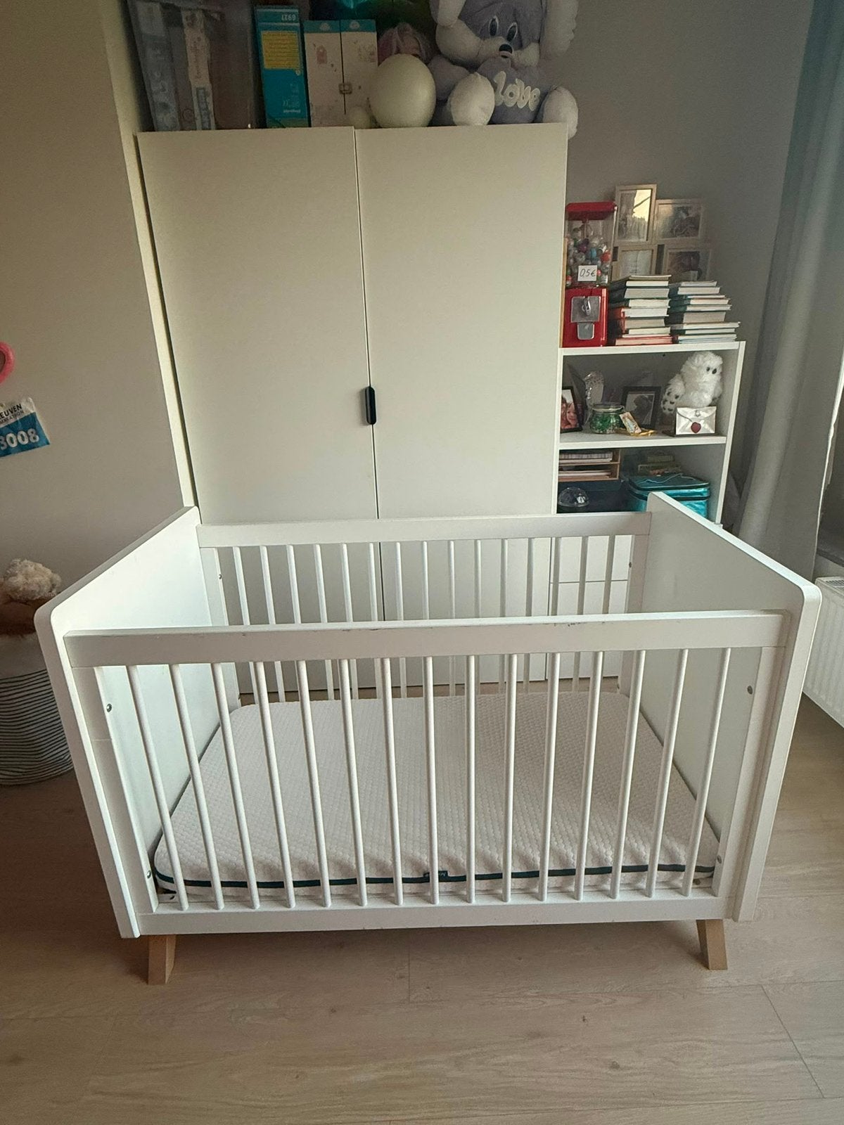 Babybed Bopita met matras, Ophalen, Zo goed als nieuw