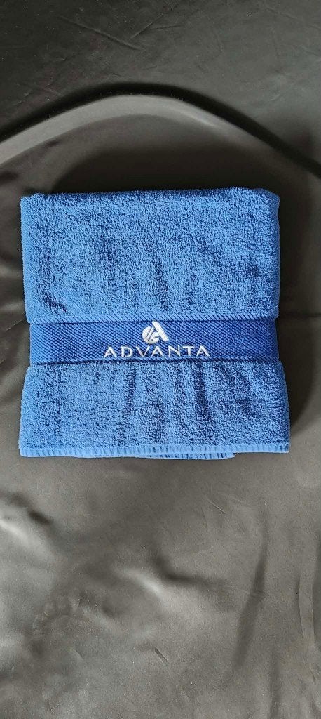 Gibotex - Advanta, Blauw strandlaken, Blauw, Overige merken, Handdoek, Ophalen of Verzenden