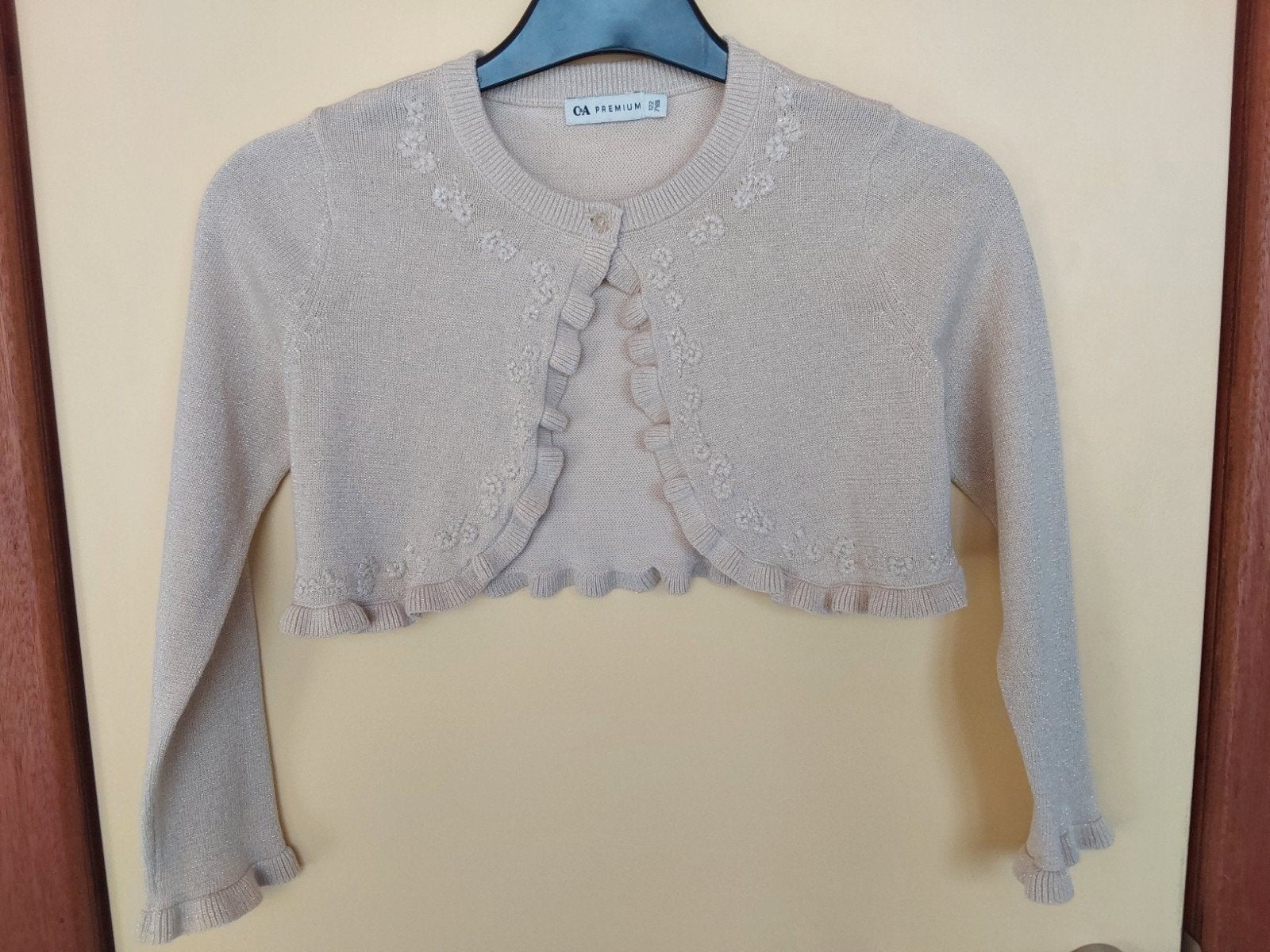 NIEUW! Bolero (kort truitje) maat 122 C&A €5, Ophalen, C&A, Meisje, Trui of Vest