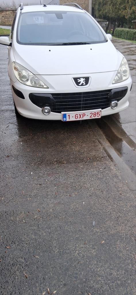 Peugeot 307sw 16hdi 2007 90cv plus 240000 km moteur nikel, Auto's, Particulier, Te koop, Boordcomputer