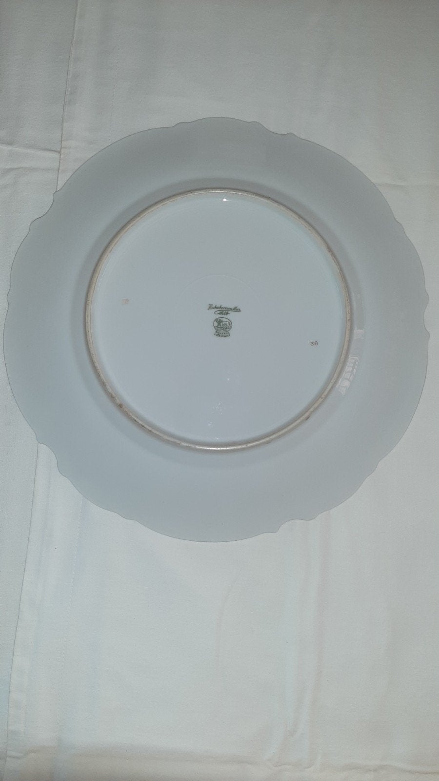 Très belle grande assiette décorative, Enlèvement