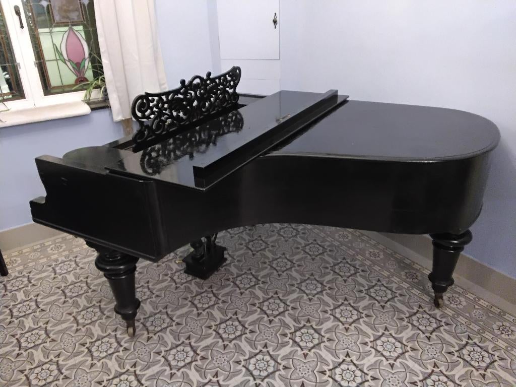 Vleugelpiano Grotrian Steinweg 1896, Muziek en Instrumenten, Ophalen, Gebruikt, Zwart