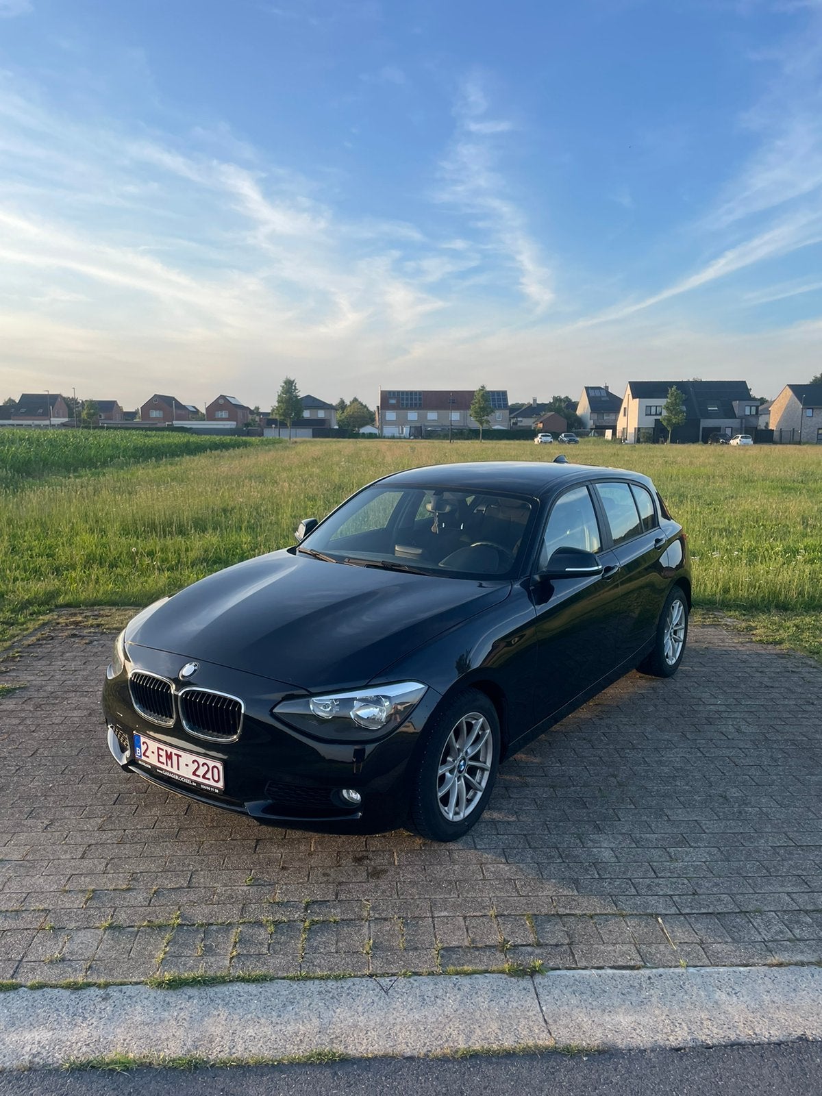 Bmw 1 serie 114I ( 2012 ), Auto's, Zwart, Zwart, 5 deurs, Particulier