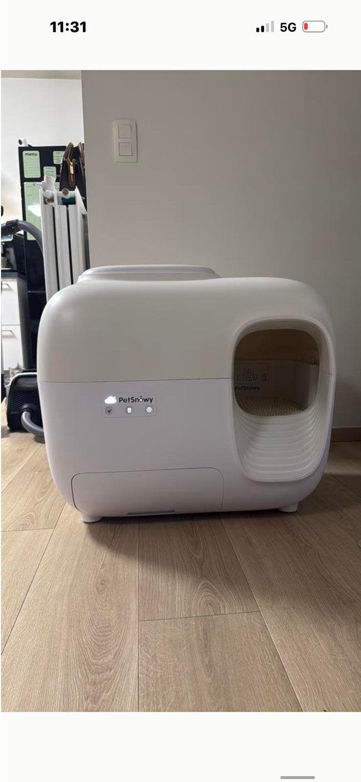 PetSnowy automatische kattenbak, Ophalen, Gebruikt
