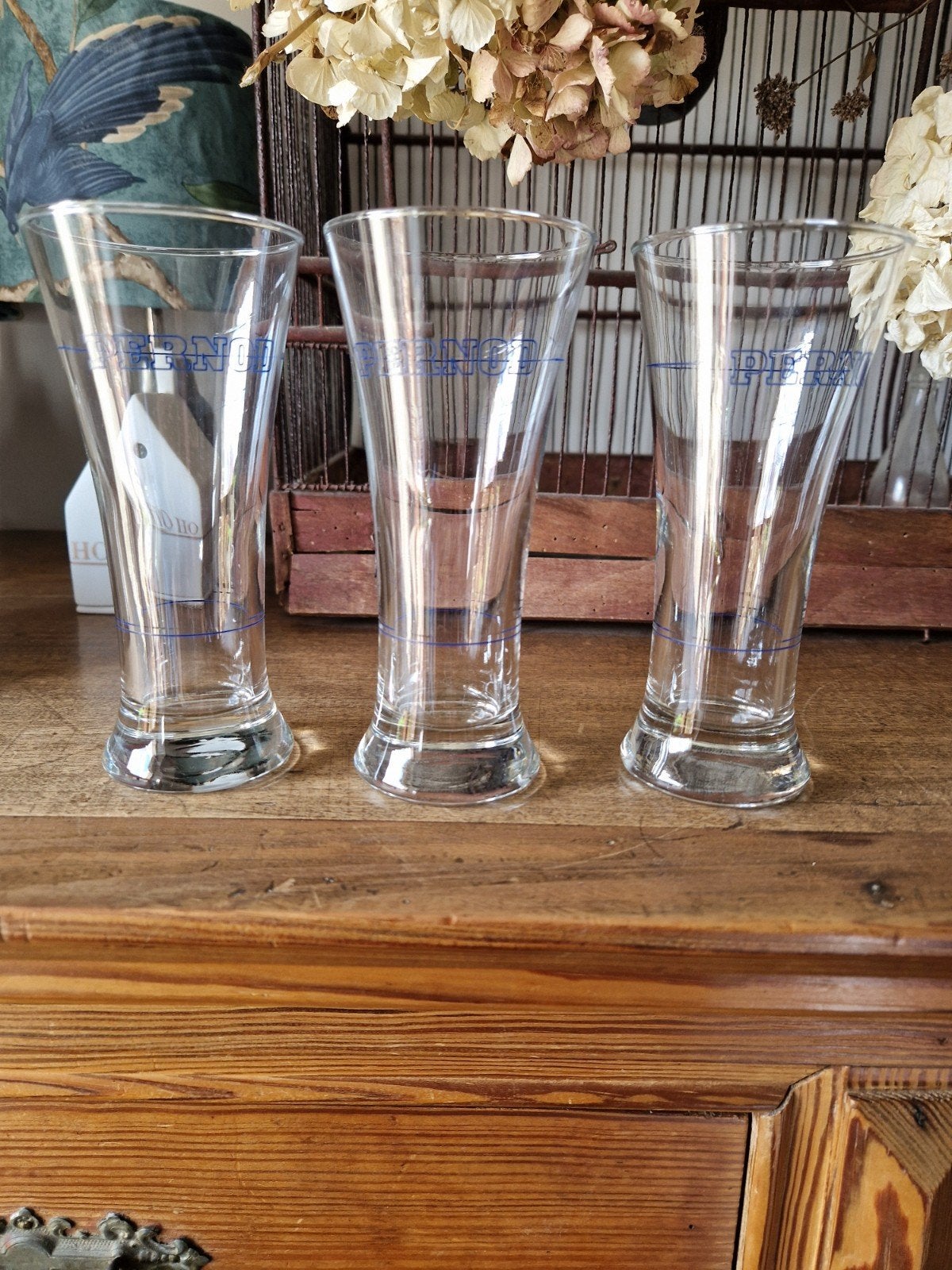 3 verres Pastis pernod, Collections, Enlèvement ou Envoi