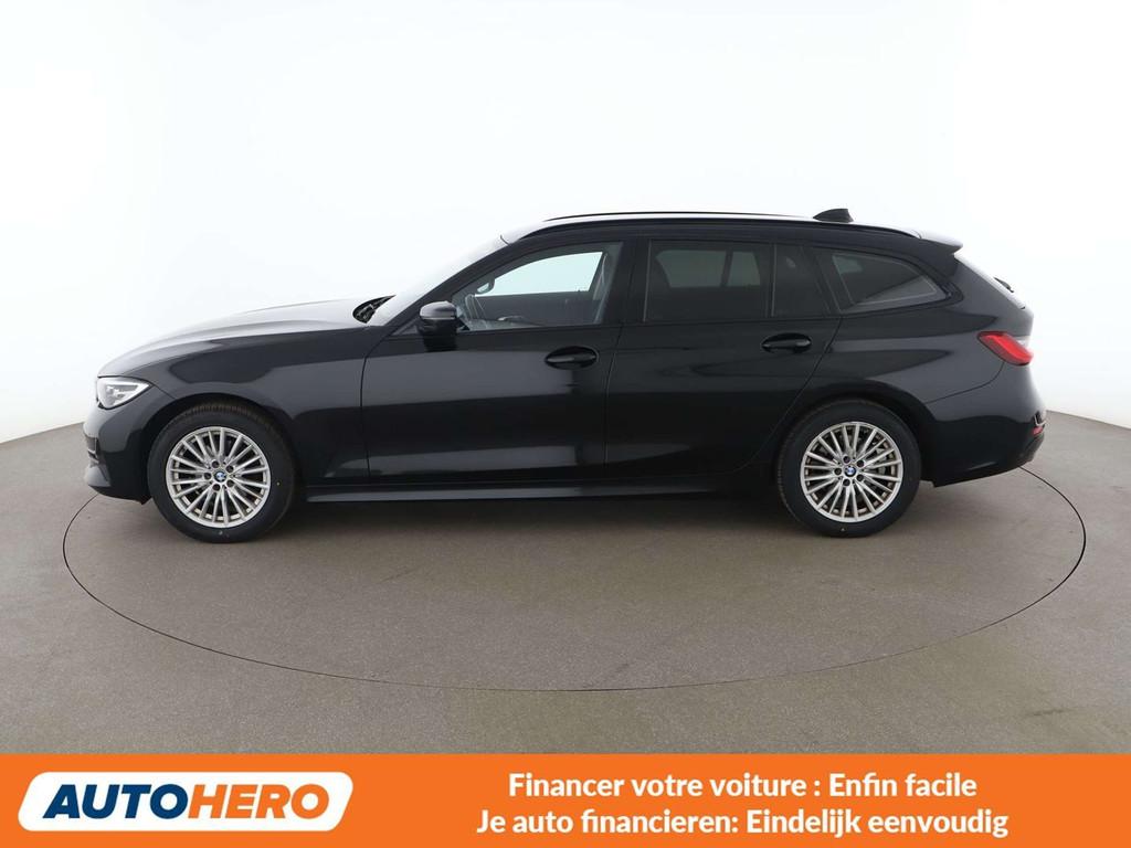 BMW 3 Serie 318 318d Sport Line (bj 2020, automaat), Auto's, Achterwielaandrijving, Lichtsensor, Zwart, 5 deurs