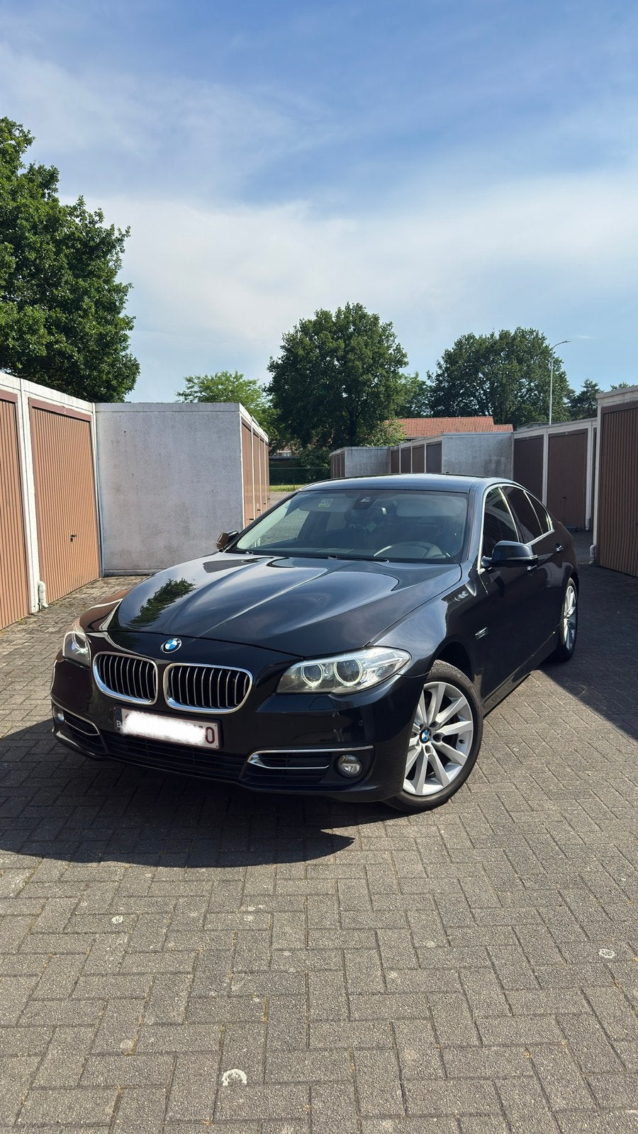 Bmw F10 LCI 520d Luxury, Cuir, Euro 6, Noir, 5 portes