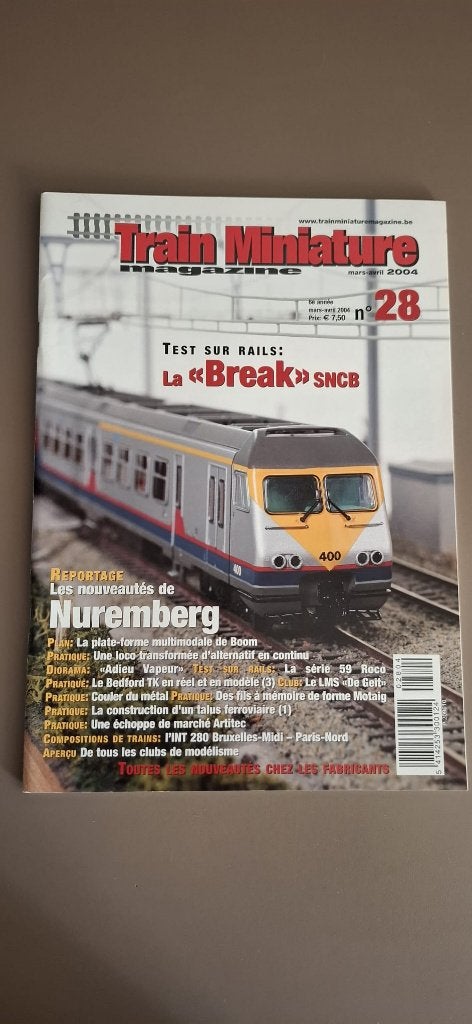 TMM Train miniature magazine n28, Enlèvement ou Envoi, Comme neuf, Livre, Revue ou Catalogue, Autres marques