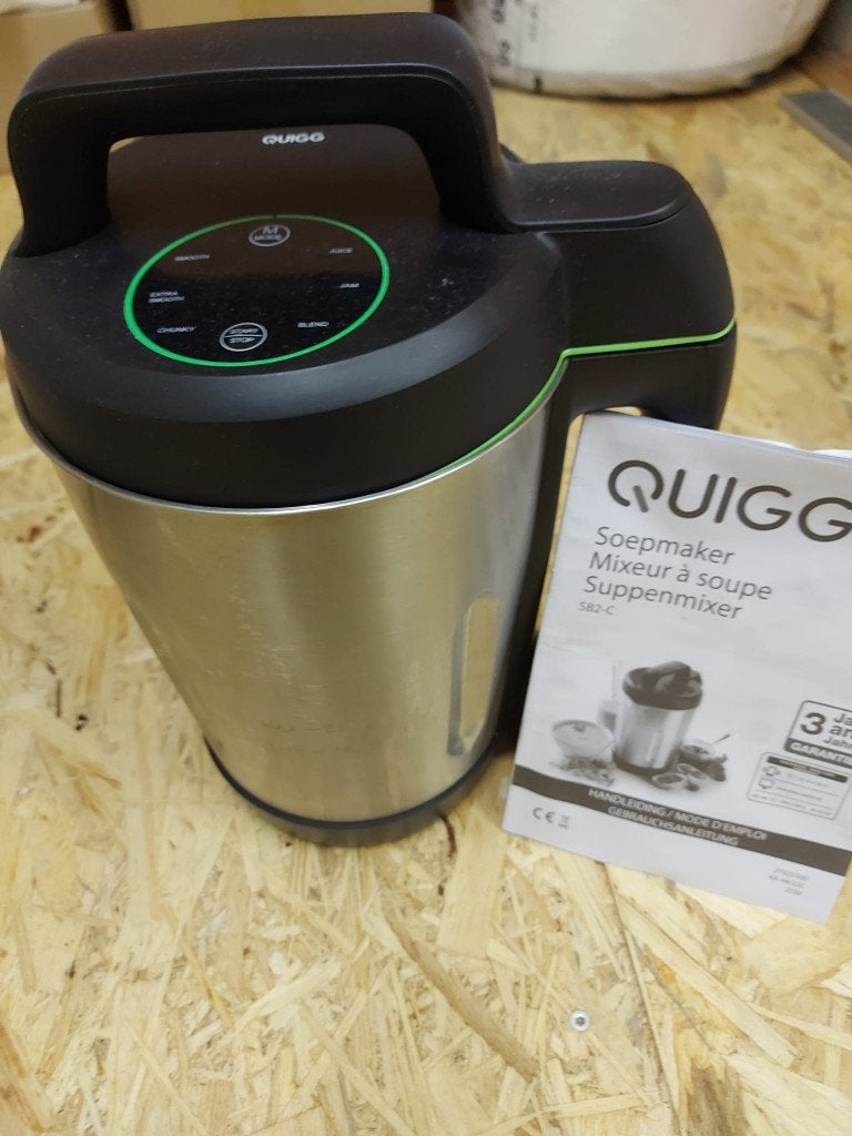 soepmaker quigg, Elektronische apparatuur, Blenders, Ophalen of Verzenden, Zo goed als nieuw, Soepmaker
