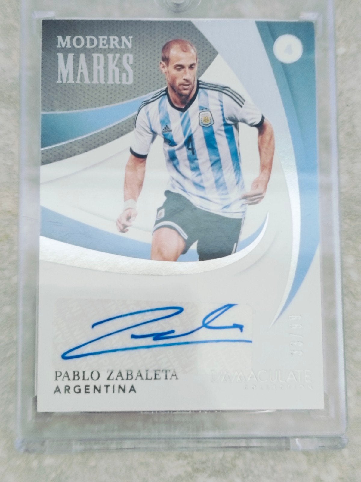 Panini Immaculate 2021 Pablo Zabaleta Argentinië autograph, Verzenden