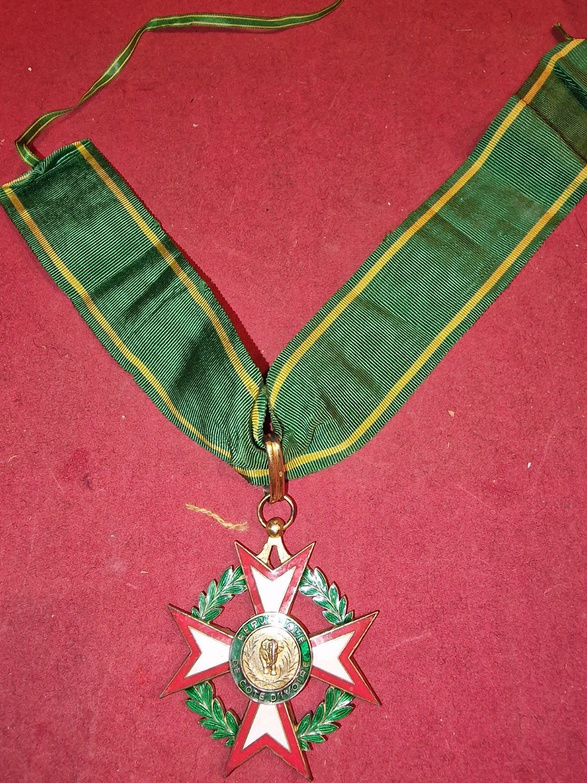 Commandeur Nationale orde van ivoorkust, Verzamelen, Ophalen of Verzenden, Landmacht, Lintje, Medaille of Wings