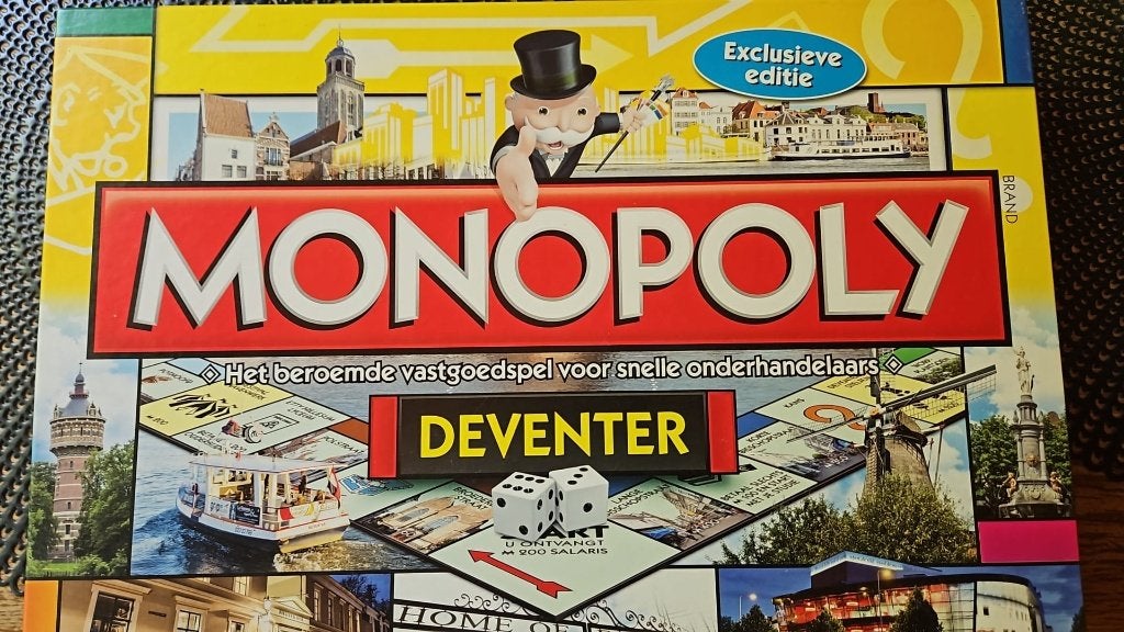jeu de plateau new Monopoly Deventer Monopoly limited, 1 ou 2 joueurs, Enlèvement ou Envoi, Neuf, Monopoly