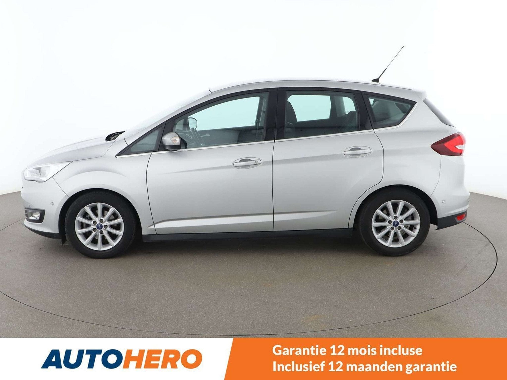 Ford C-MAX 1.5 TDCi Titanium (année de construction 2016), Interruption de démarrage, Argent ou Gris, Boîte manuelle, Autre carrosserie