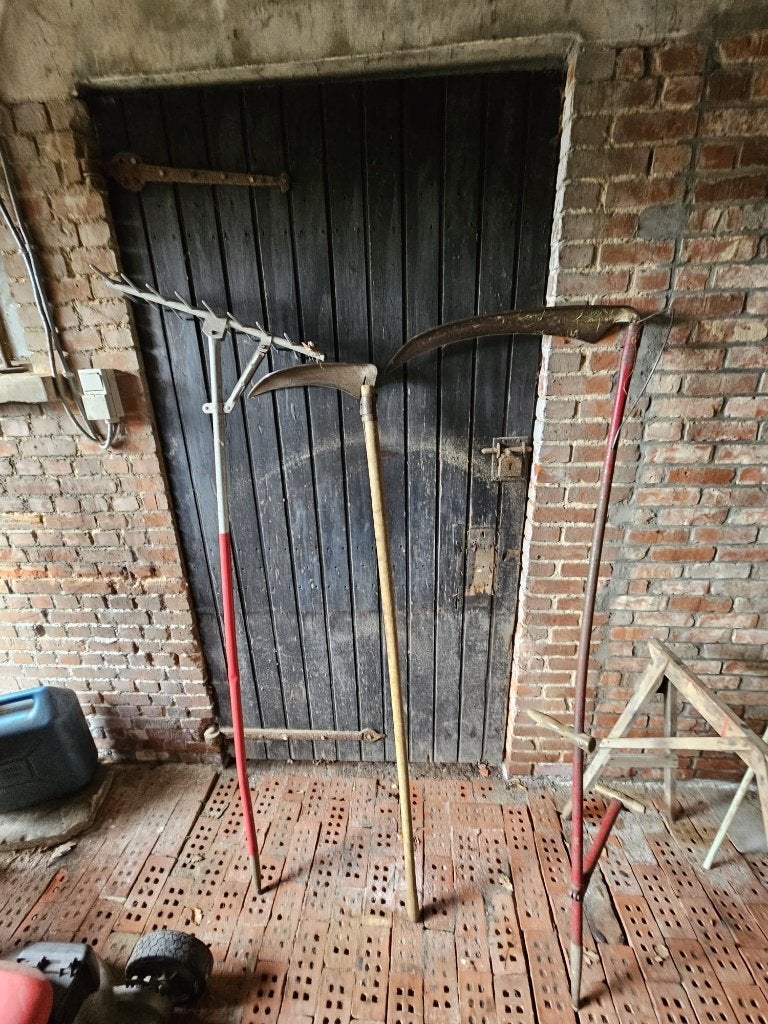 Hooirijf en zeis, Tuin en Terras, Ophalen, Gebruikt, Zeis