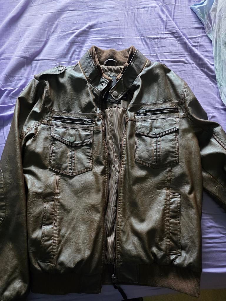 Heren jas Indigo, Ophalen, Maat 56/58 (XL)