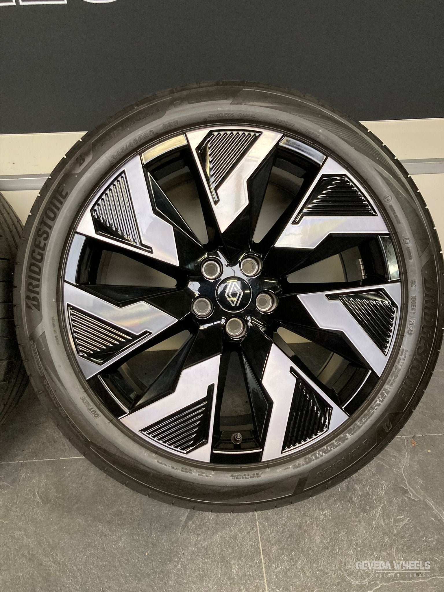 20” originele Renault Rafale velgen + banden 5x114.3 4030057, -, -, Banden en Velgen, Ophalen of Verzenden