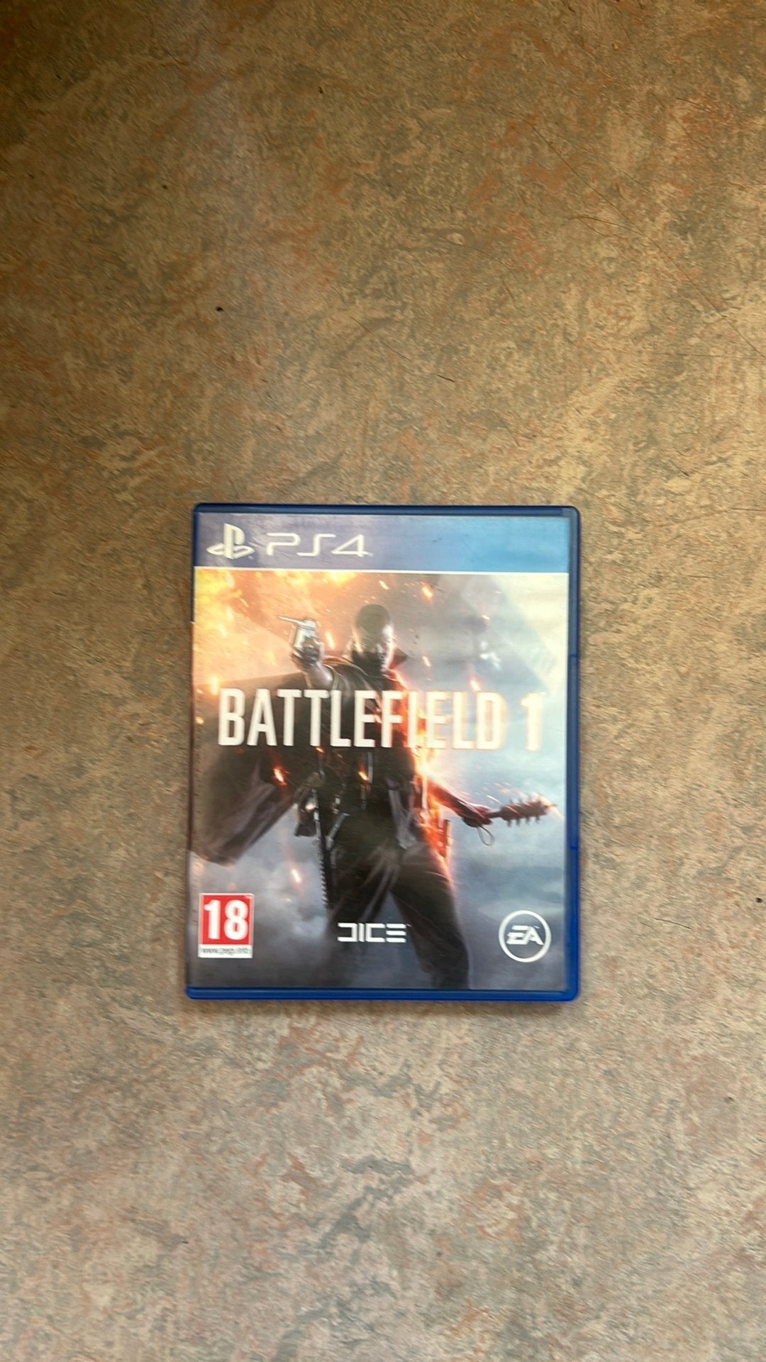 Boîte vide du jeu PS4 Battlefield 1., Enlèvement, Comme neuf