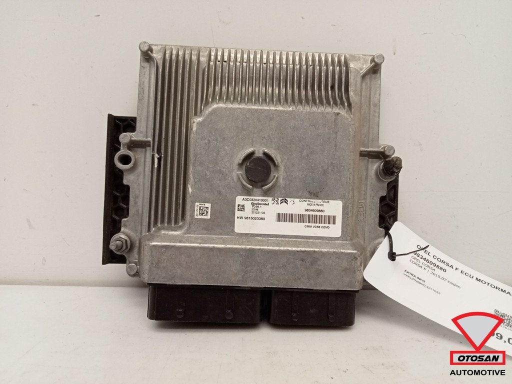 Opel Corsa F 2019+ ECU Motormanagement 9834609880, Auto-onderdelen, Elektronica en Kabels, Opel, Gebruikt