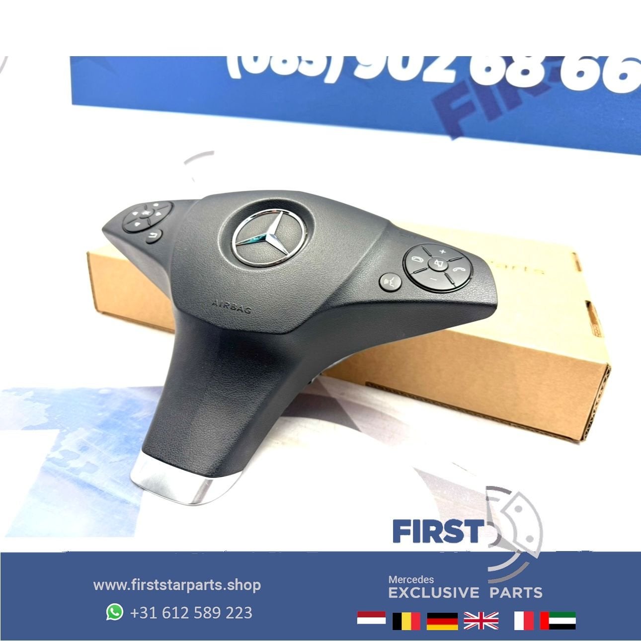 AMG STUURAIRBAG W204 W212 W207 X204 A207 S207 W164 ORIGINEEL, Gebruikt, -, Ophalen of Verzenden, -
