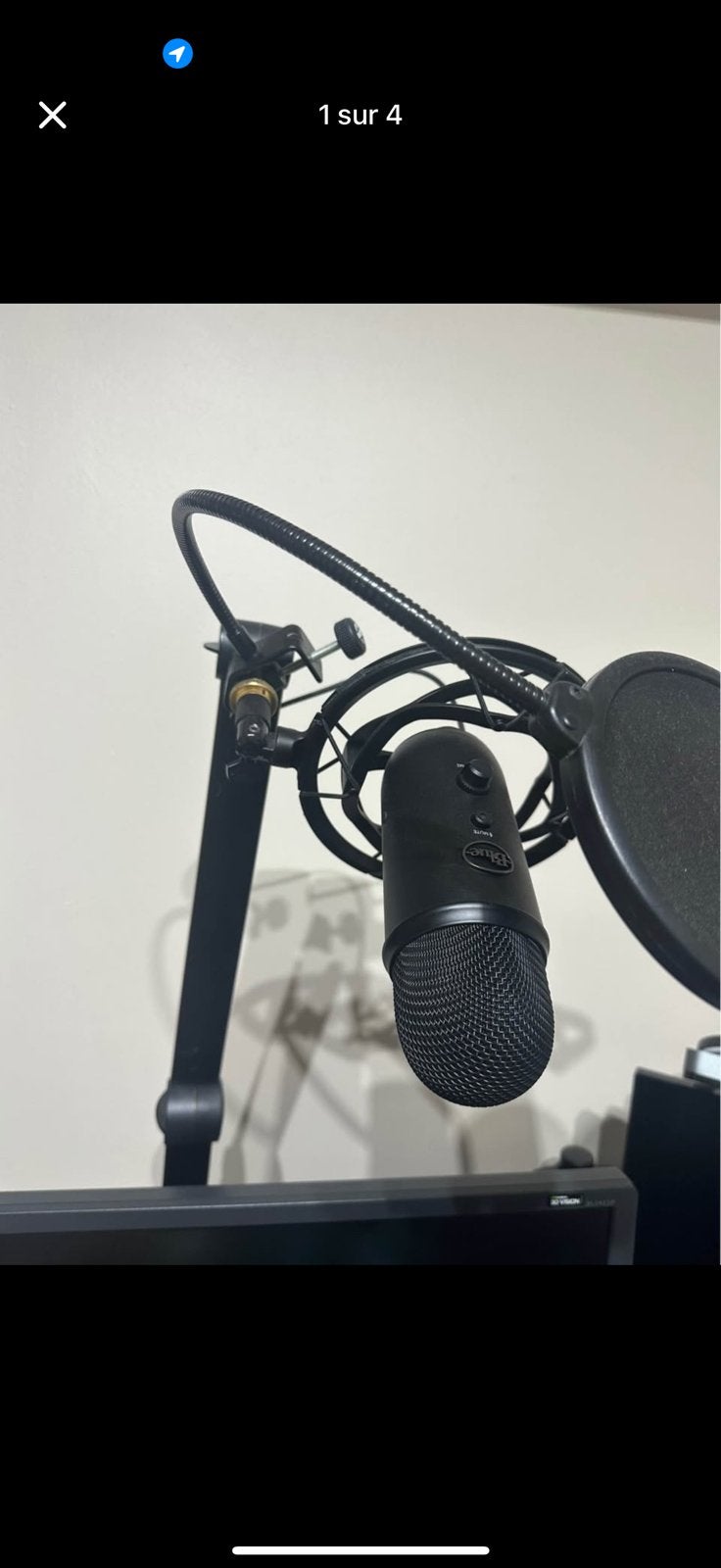 Kit complet microphone Blue Yeti, Muziek en Instrumenten, Microfoons, Nieuw, Ophalen