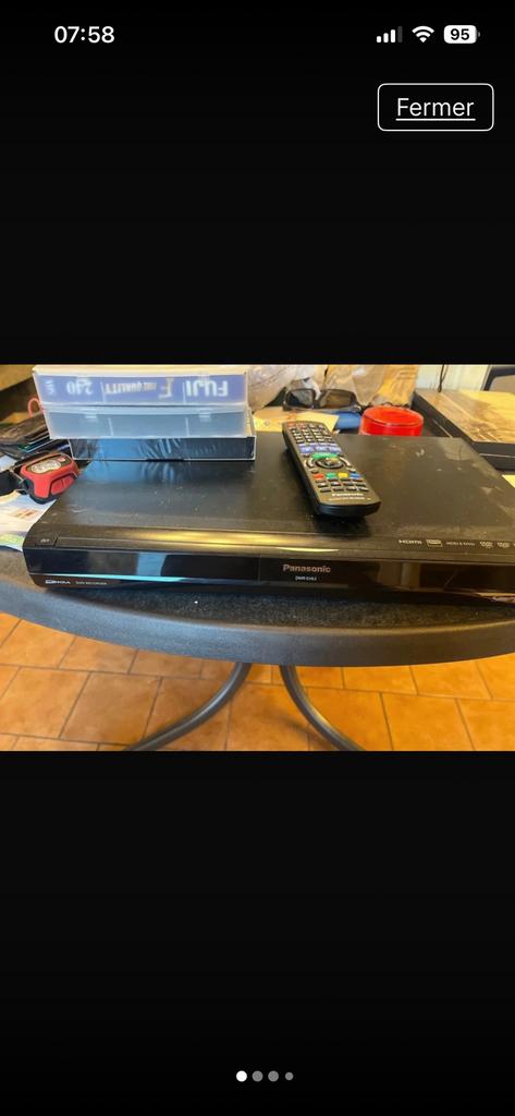 Lecteur dvd panasonic dmr EH-63, Enlèvement ou Envoi, Comme neuf, Lecteur DVD, Panasonic